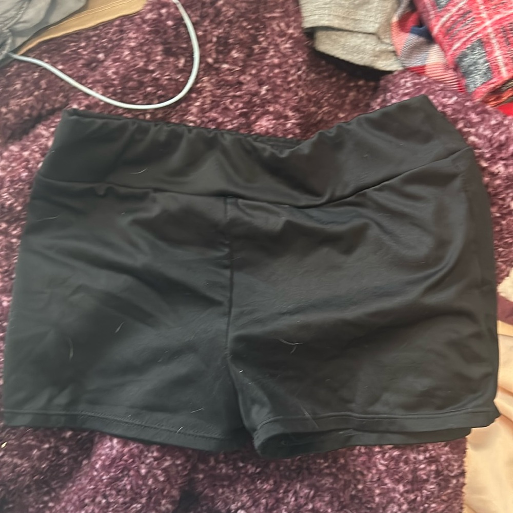 Kids black spandex